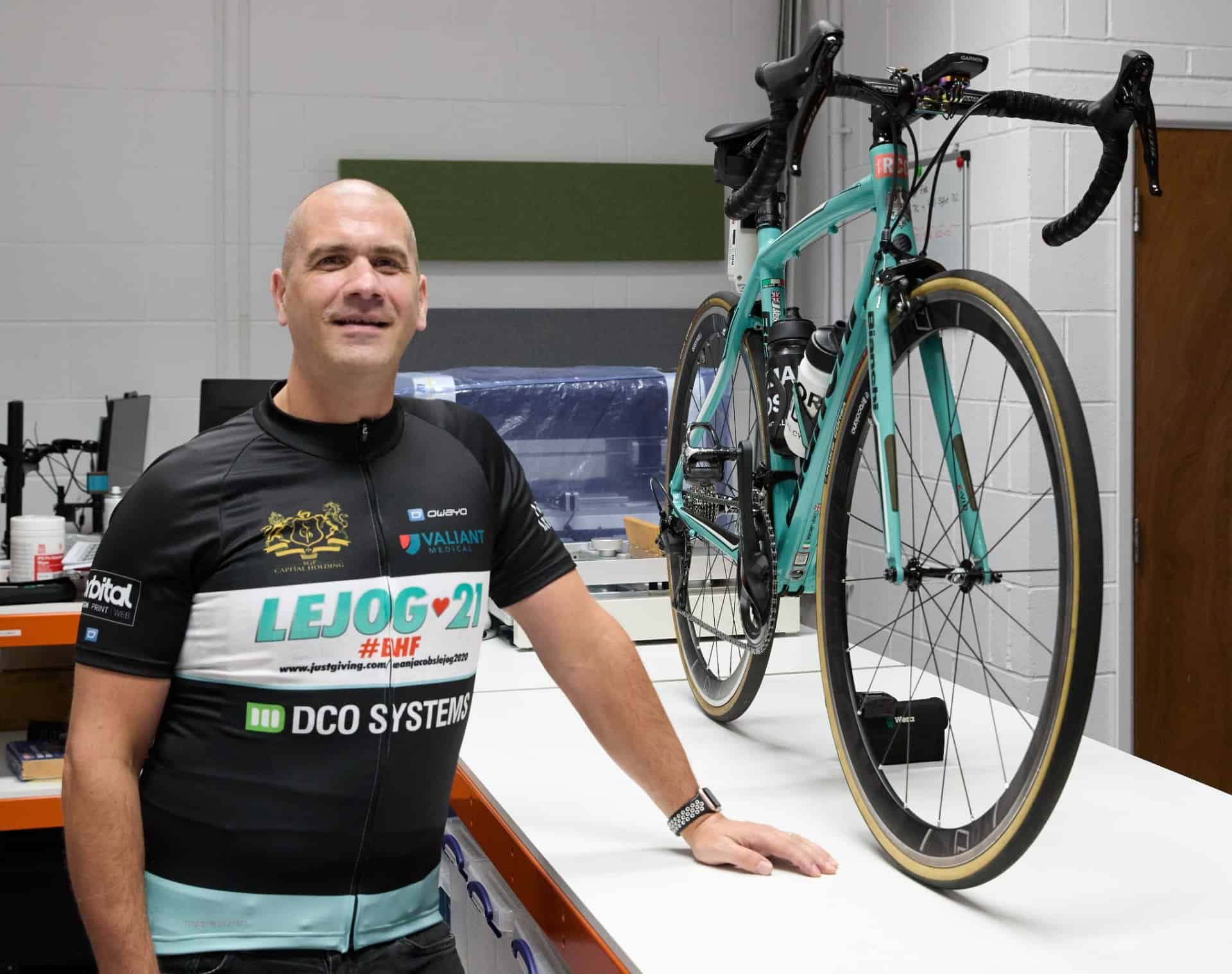 DCO Systems to support heart bypass recipient's quest to cycle the length of Britain